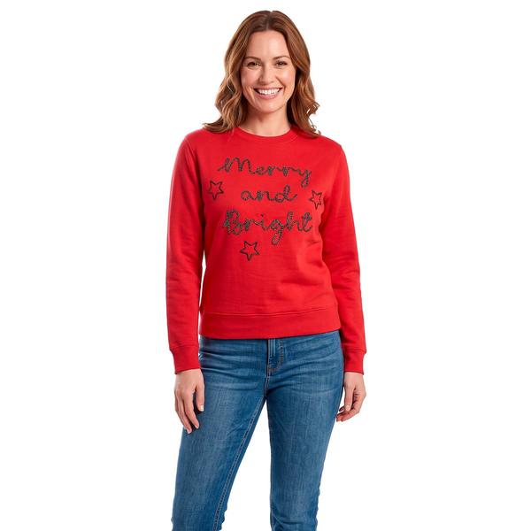Womens Bare Your Soul by Sweet Soul Merry & Bright Sweatshirt alternate view