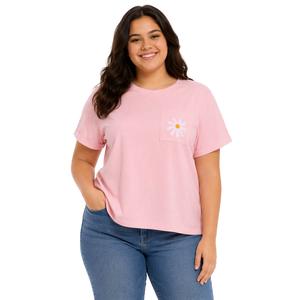 Juniors Plus Attitude Not Included Good Vibes Only Tee alternate view