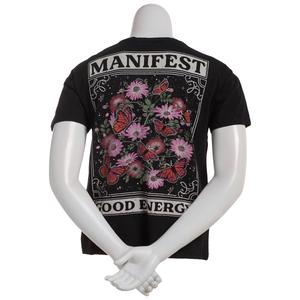 Juniors Attitude Not Included Manifest Good Energy Graphic Tee alternate view