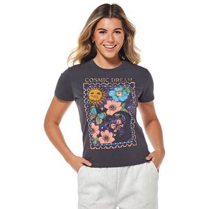 Juniors La Luna Cosmic Dream Sun Butterfly Tee
