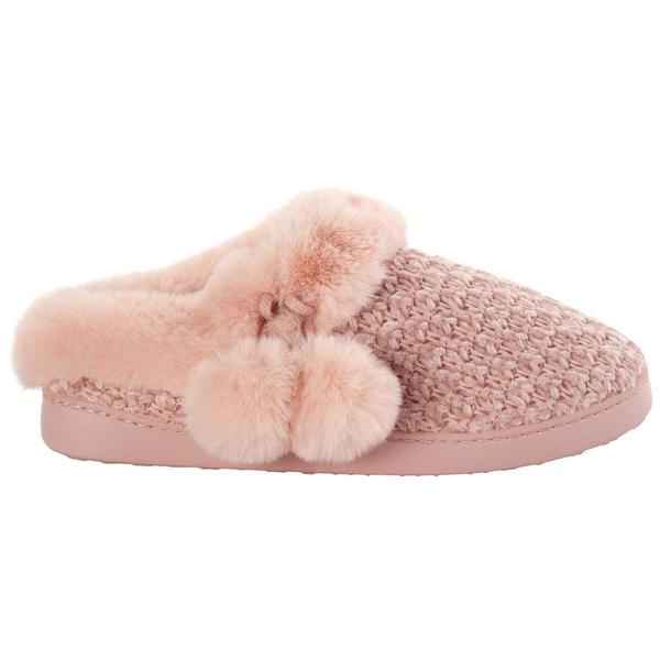 Womens Cuddl Duds(R) Chenille Texture Clog Slippers alternate view