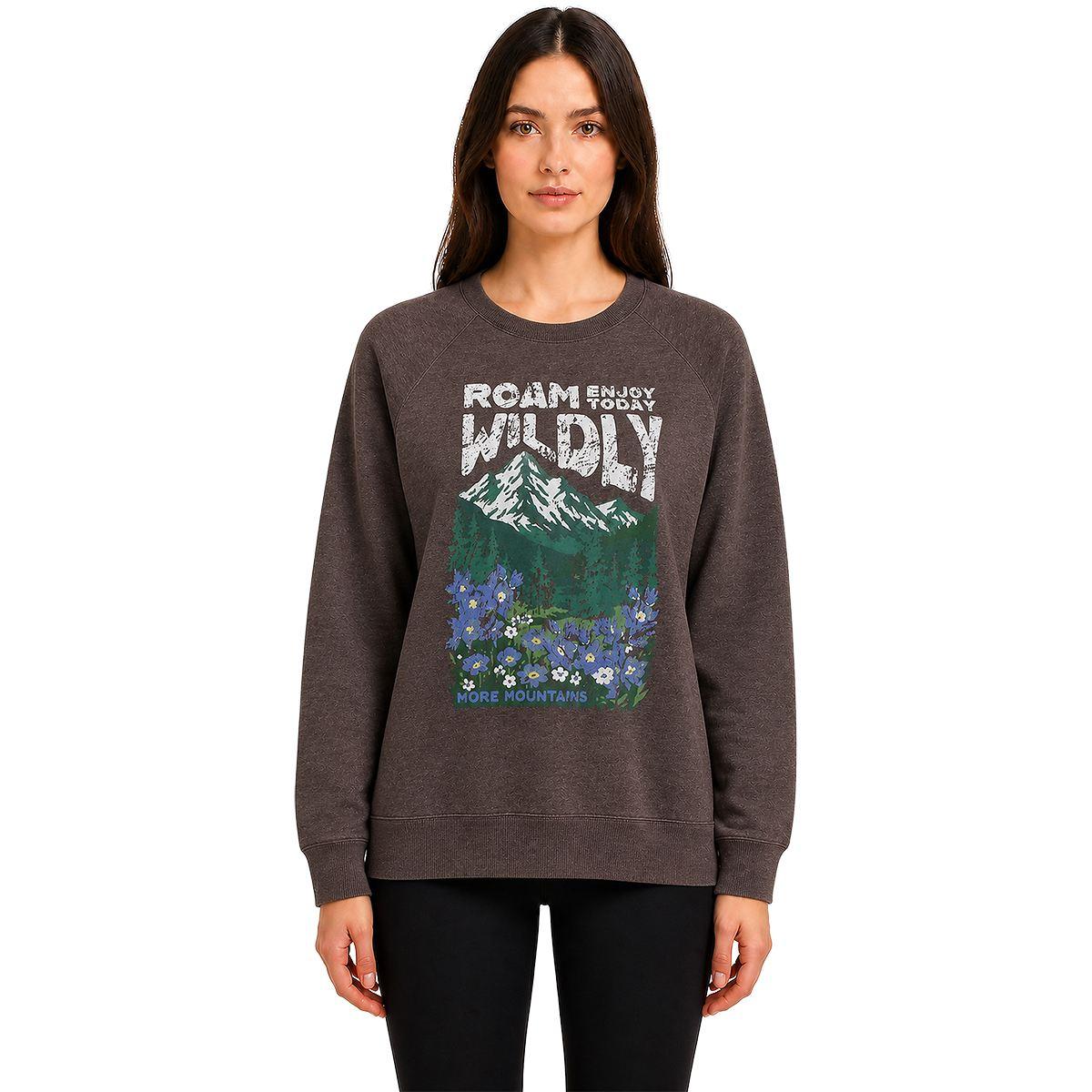 Womens Angels Forever Young Long Sleeve Mountain Sweatshirt