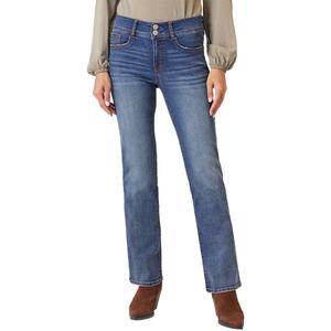 Womens Angels Forever Young Mid Rise Curvy Bootcut Jeans