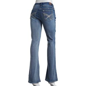 Juniors Wallflower Lucious Curvy Bootcut Jeans - Medium Wash alternate view