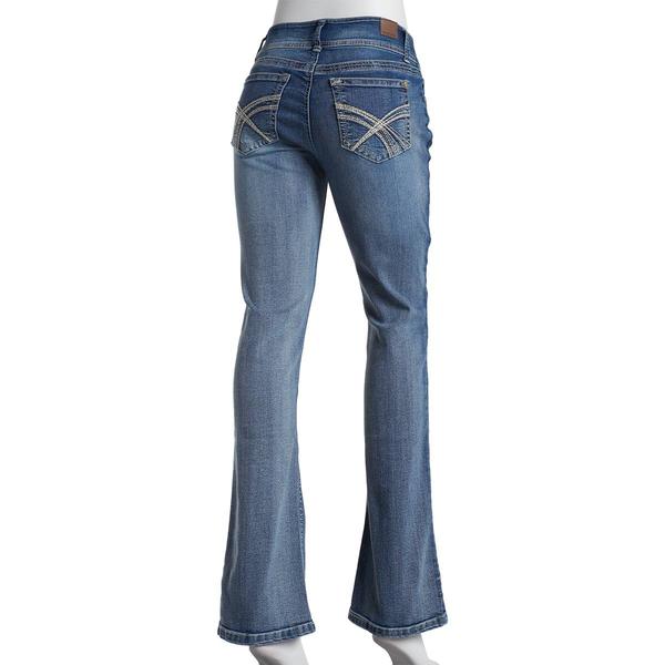 Juniors Wallflower Lucious Curvy Bootcut Jeans - Medium Wash alternate view