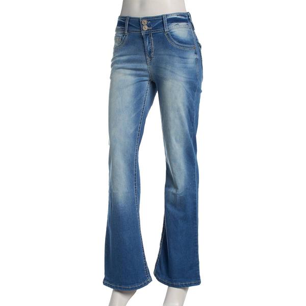 Juniors Wallflower Mirabelle Contour 2 Button Bootcut Jeans