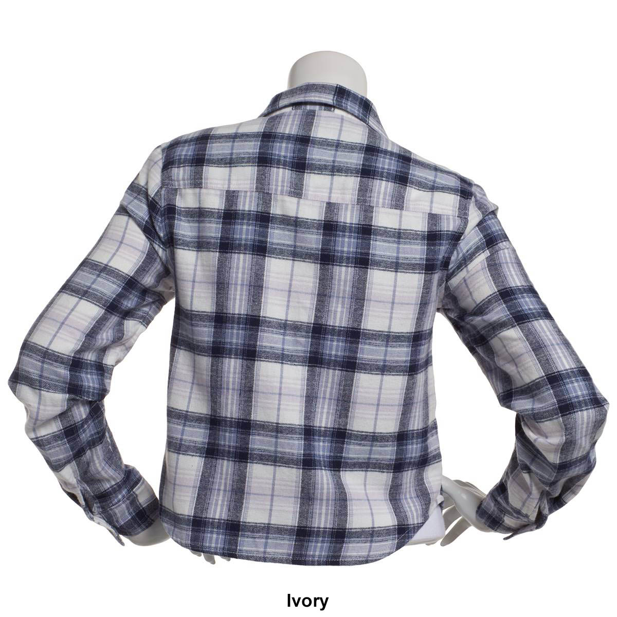 Juniors Wallflower Vermont Flannel Shirt