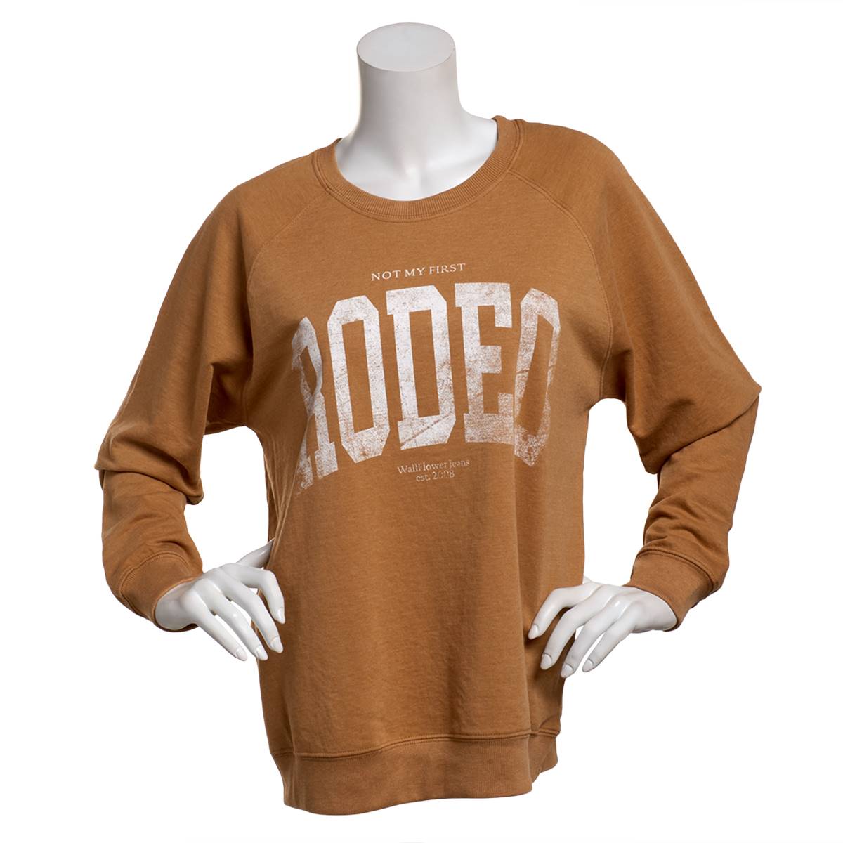 Juniors Wallflower Not My Rodeo Pullover Sweatshirt