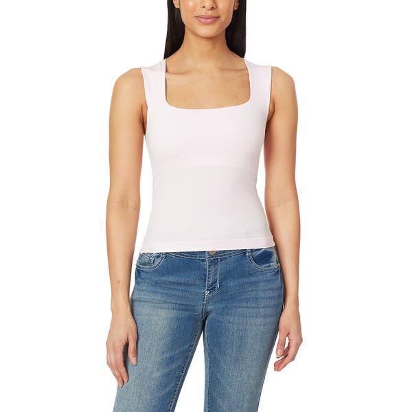 Juniors Wallflower Shelf Bra Seamless Tank Top alternate view