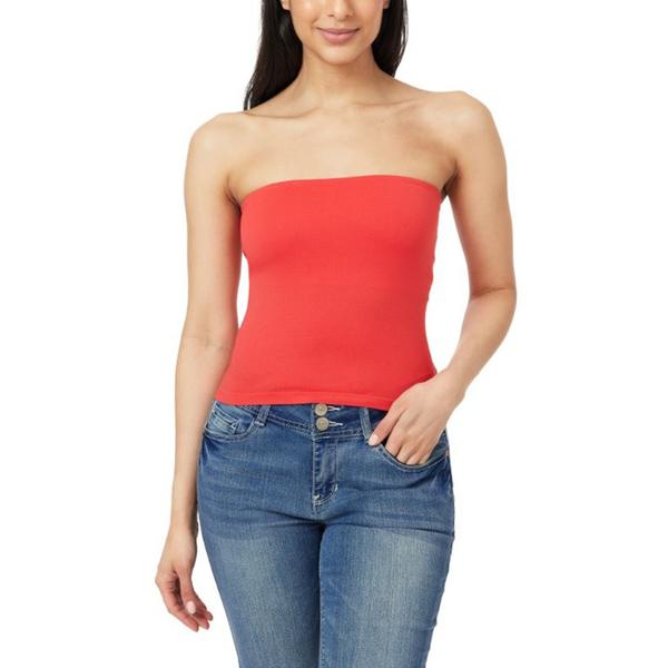 Juniors Wallflower Shelf Bra Tube Top alternate view