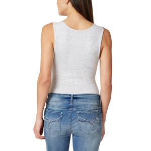Juniors Wallflower Square Neck Padded Tank Top alternate view