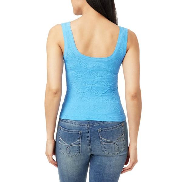 Juniors Wallflower Texture Seamless Tank Top alternate view
