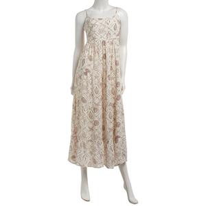 Juniors Wallflower Tropical Print Gauze Tier Midi Dress alternate view