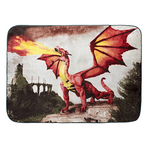 Shavel Home Products Hi Pile Dragon Oversized Throw