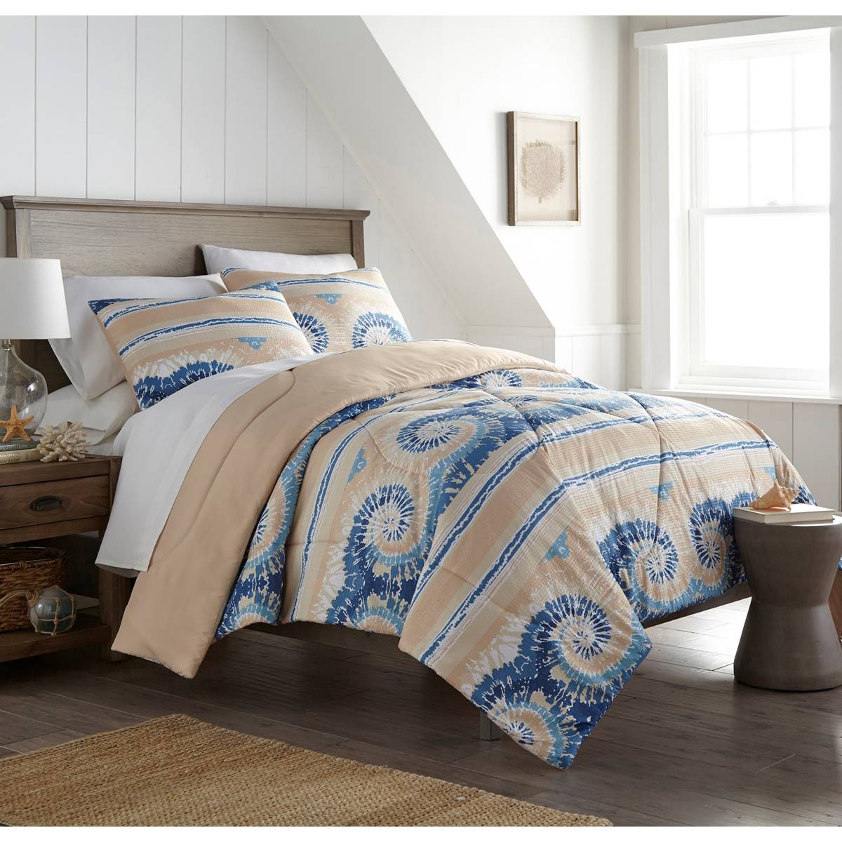 Shavel Home Products Seersucker Comforter Set - Tie Dye