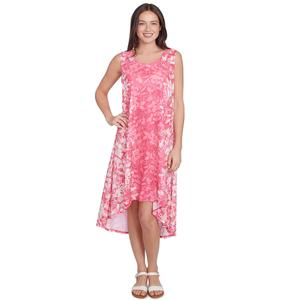 Petite Ruby Rd. Sleeveless Floral High Low Dress alternate view