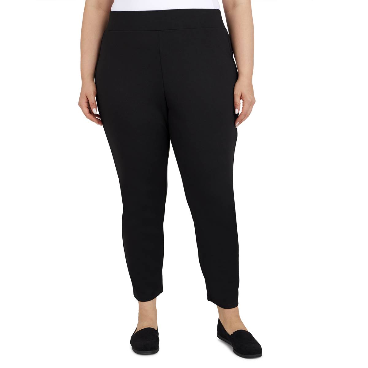 Plus Size Ruby Rd. Key Items Ponte Leggings