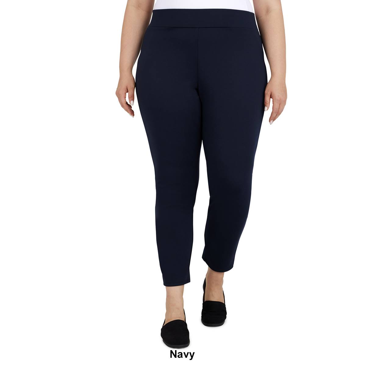 Plus Size Ruby Rd. Key Items Ponte Leggings