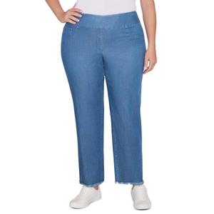 Plus Size Ruby Rd. Key Items Alternative Solid Ankle Pants