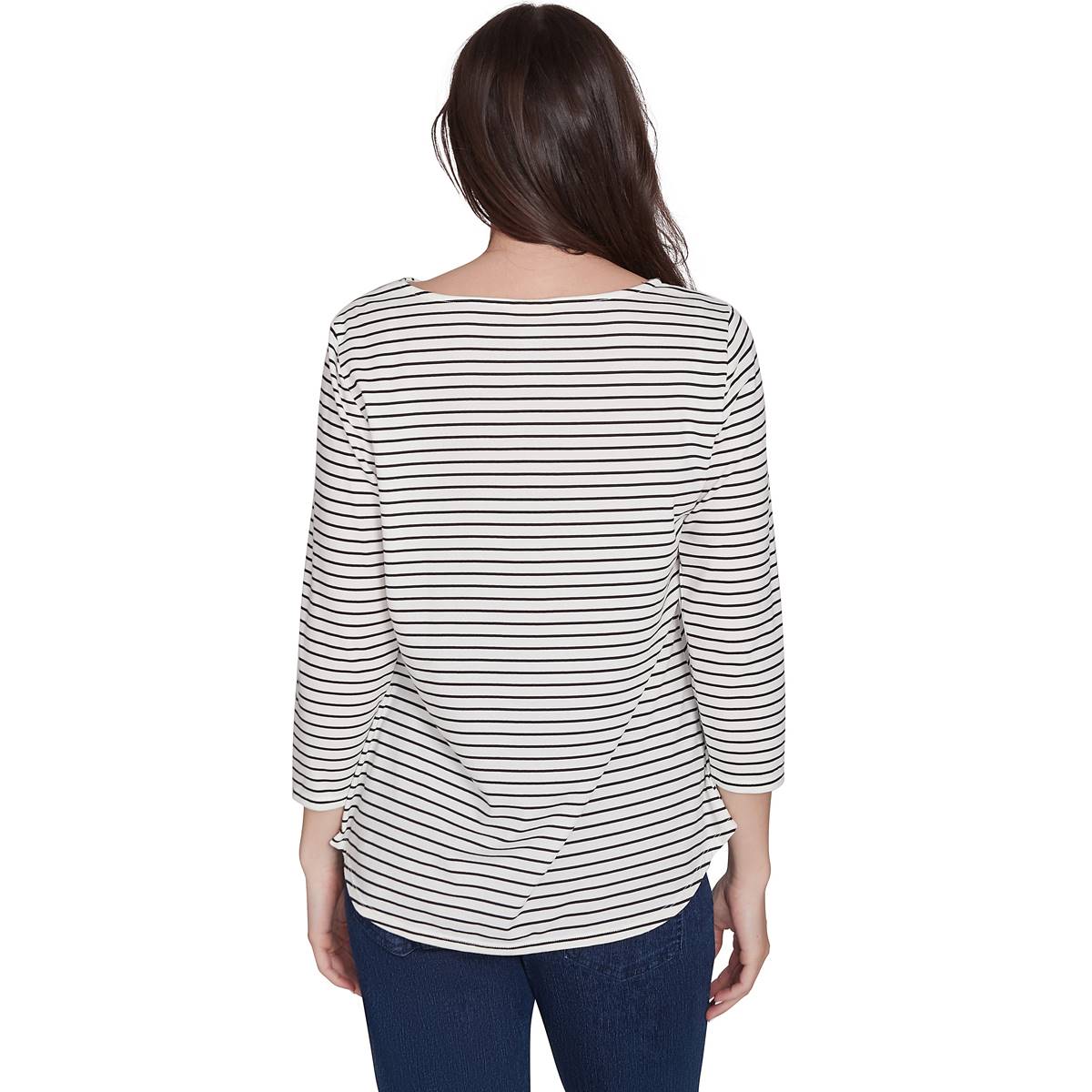 Petite Ruby Rd. Must Haves II Nutcracker Stripe Tee