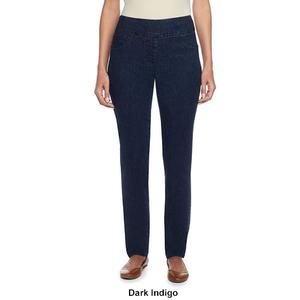 Womens Ruby Rd. Key Items Pull On Denim Casual Pants alternate view
