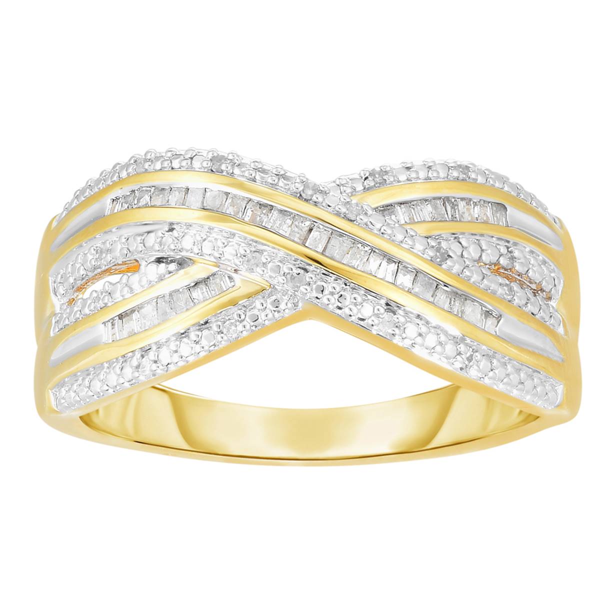 Diamond Classics(tm) 1/5ctw. Diamond 14kt. Gold Statement Ring