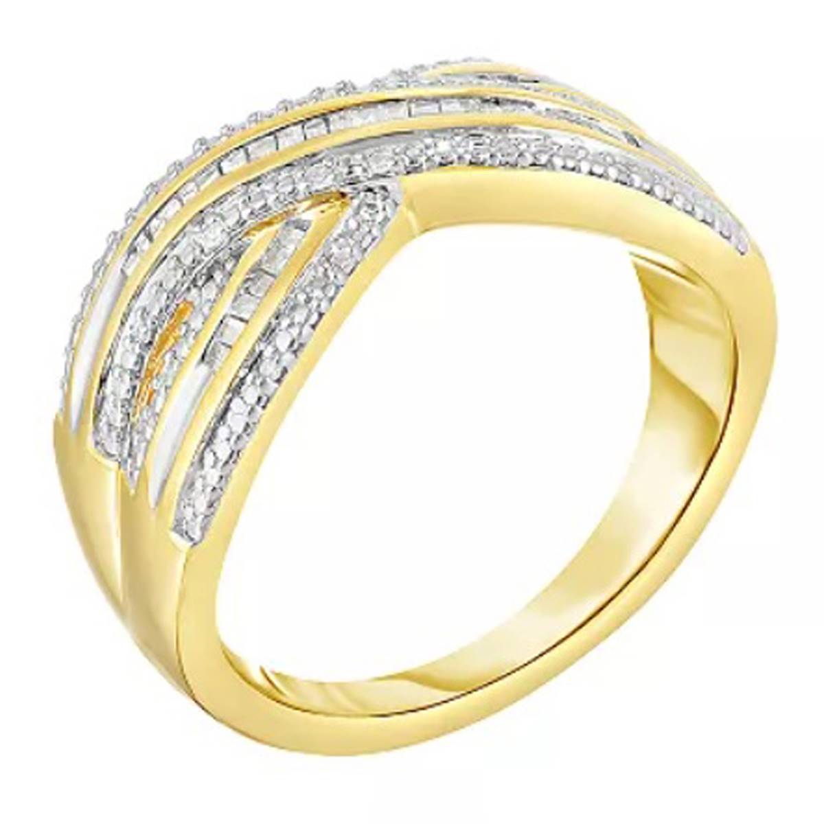 Diamond Classics(tm) 1/5ctw. Diamond 14kt. Gold Statement Ring