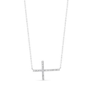 Nova Star(R) Sterling Silver Lab Grown Diamond Necklace