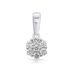 Nova Star(R) 1/4ctw. Lab Grown Diamond Cluster Pendant