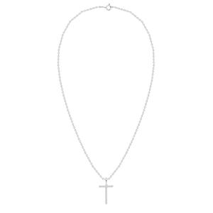 Nova Star(R) Sterling Silver Lab-Grown Diamond Initial T Pendant alternate view