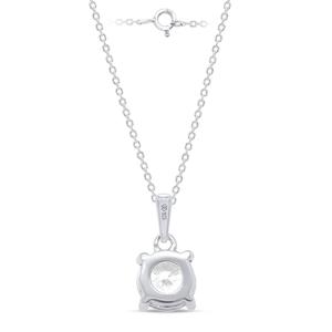 Nova Star(R) Sterling Silver Lab Grown Diamond Solitaire Pendant alternate view