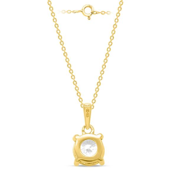 Nova Star(R) Yellow Gold 1ctw. Lab Grown Diamond Solitaire Pendant alternate view