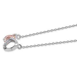 Nova Star(R) 1/10ctw. Lab Grown Diamond Two Tone Infinity Necklace alternate view