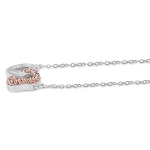 Nova Star(R) 1/10ctw. Lab Grown Diamond Infinity Heart Necklace alternate view