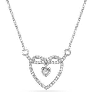 Nova Star(R) 1/5ctw. Lab Grown Diamond Heart Necklace