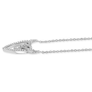 Nova Star(R) 1/5ctw. Lab Grown Diamond Heart Necklace alternate view