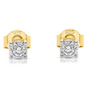 Nova Star(R) 1/10ctw. Lab Grown Diamond Stud Earrings