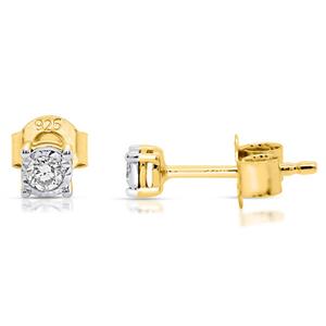 Nova Star(R) 1/10ctw. Lab Grown Diamond Stud Earrings alternate view