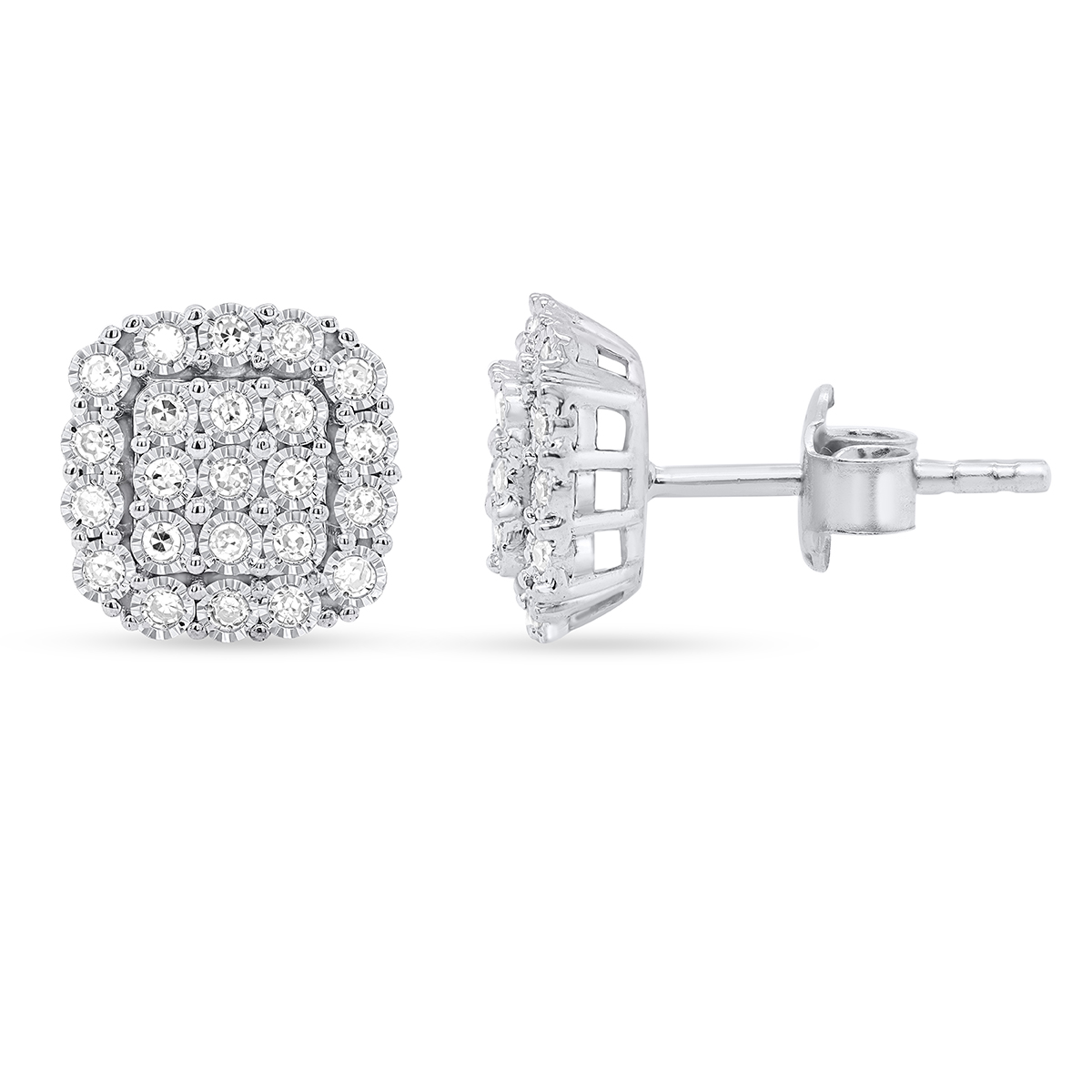 Nova Star(R) 0.20ctw. Lab Grown Diamond Oval Earrings