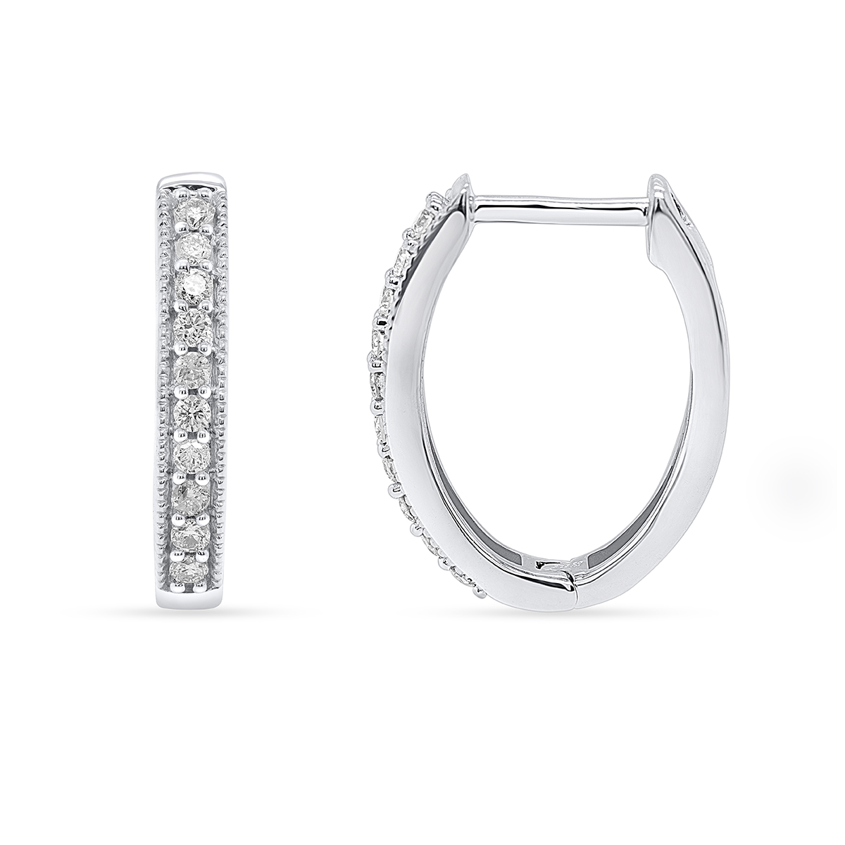 Nova Star(R) 0.25ctw. Lab Grown Diamond Hoop Earrings