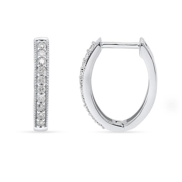 Nova Star(R) 0.25ctw. Lab Grown Diamond Hoop Earrings