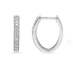 Nova Star(R) 0.25ctw. Lab Grown Diamond Hoop Earrings