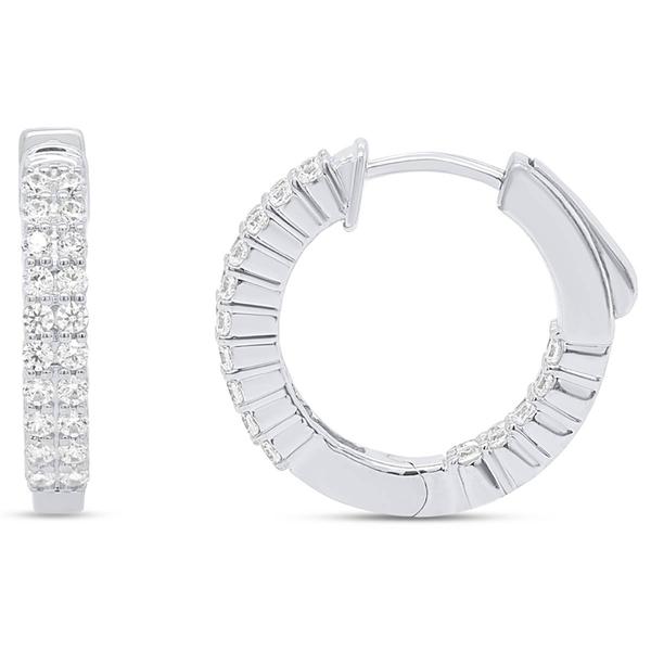 Nova Star(R) Sterling Silver Lab Grown Diamond Earrings