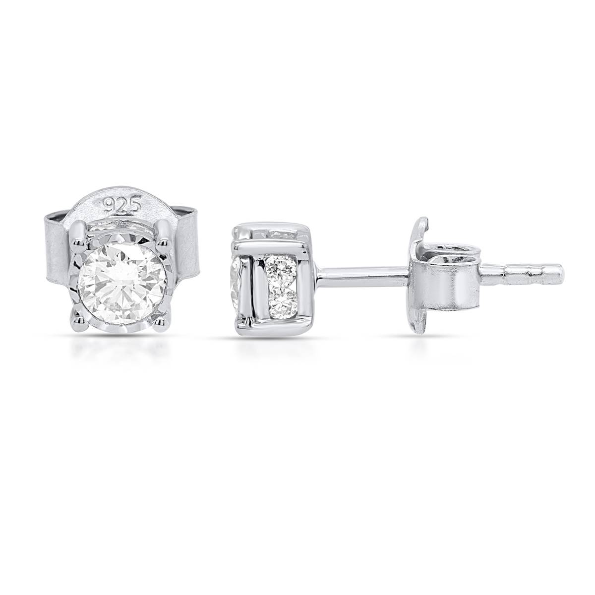 Nova Star(R) 1/2ctw. Lab Grown Diamond Stud Earrings