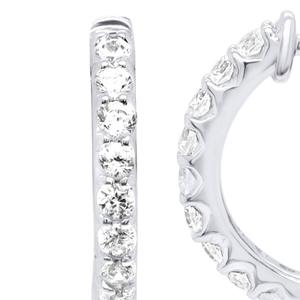 Nova Star(R) Sterling Silver 1/2ctw. Lab Grown Diamond Earrings alternate view