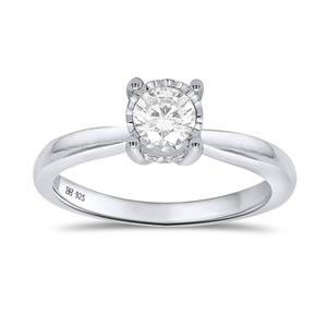 Nova Star(R) 1/2ctw. Lab Grown Diamond Miracle Solitaire Ring