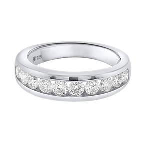 Nova Star(R) 1ctw. Lab Grown Diamond Channel Set Wedding Band
