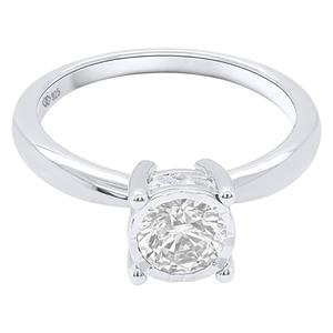 Nova Star(R) Sterling Silver 1ctw. Lab Grown Diamond Solitaire Ring alternate view