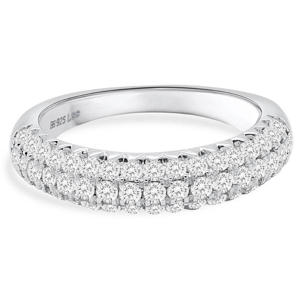 Nova Star(R) Sterling Silver Lab Grown Diamond Ring alternate view