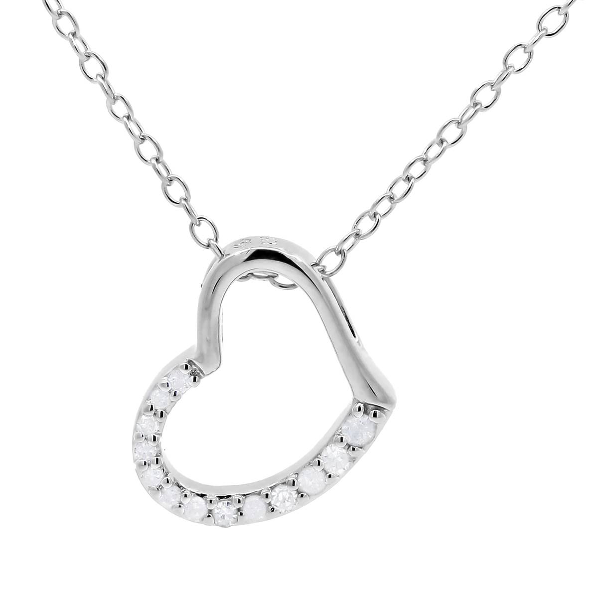 Diamond Classics(tm) 1/10ctw. Diamond Heart Pendant